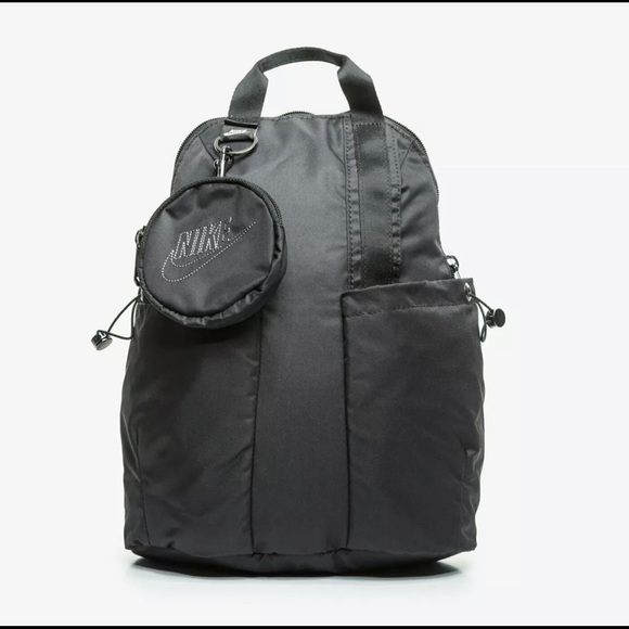 Nike NSW Futura Luxe Mini Luxury Backpack Bag Metal Chain